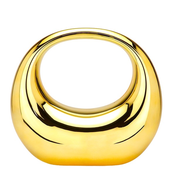 Acrylic Transparent Moon Shape Evening Bag Clutch Bag - Picture 2 of 13